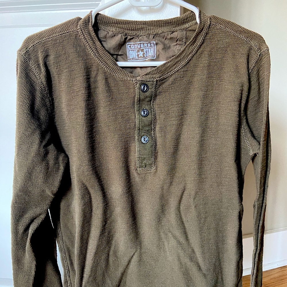 Converse Henley long sleeve shirt